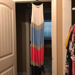 Color block Maxi Dress